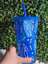 Load image into Gallery viewer, Daisy Crypt Blue Cold Cup
