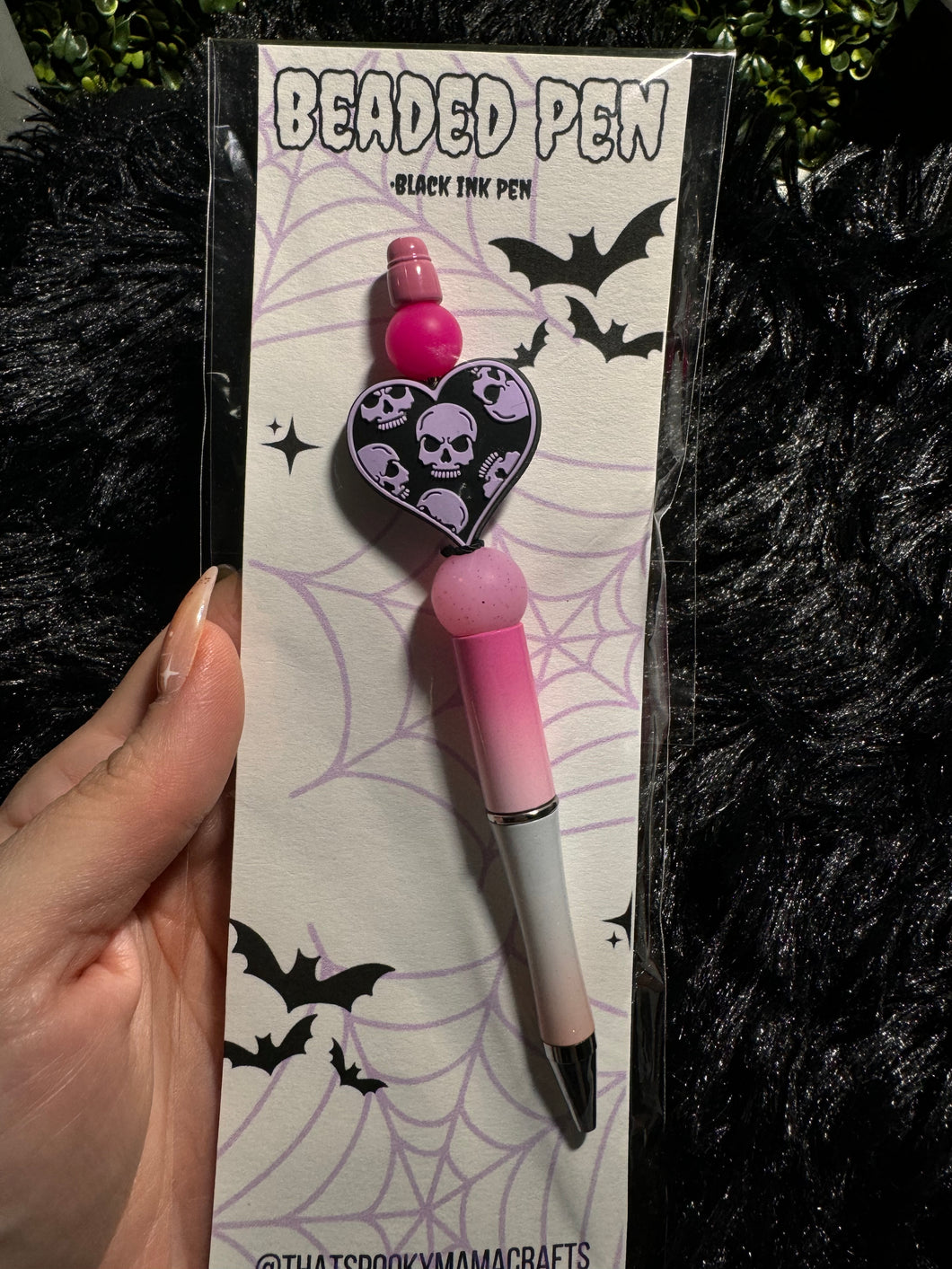 Spooky Heart Ink Pen