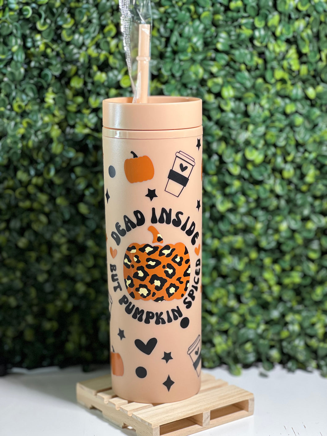 Pumpkin Spice Mocha Skinny Matte Tumbler