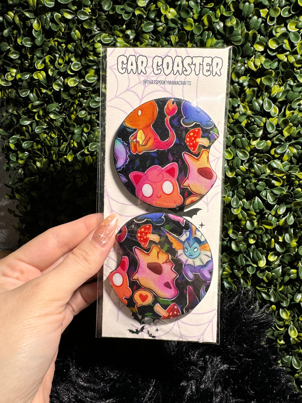 Pokeghouls Car Coaster Set