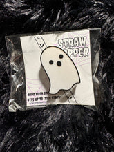 Load image into Gallery viewer, Ghost Straw Topper Accessory
