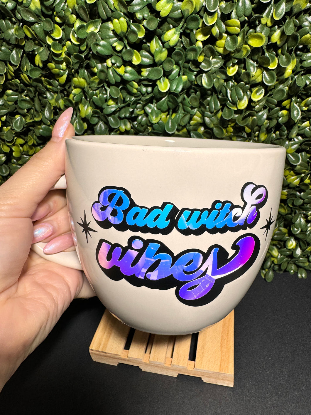 Bad Witch Vibes White Mug