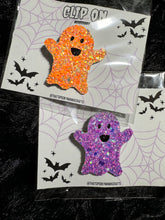 Load image into Gallery viewer, Glitter Ghosts Clip On
