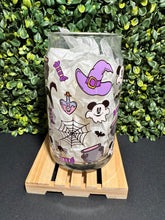 Load image into Gallery viewer, Spooky Season Mouse Glass Can
