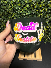 Load image into Gallery viewer, Dead Inside Black Mug
