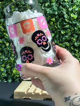 Load image into Gallery viewer, Dia De Los Muertos Skellies Glass Can
