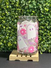 Load image into Gallery viewer, Flowers + Ghosts Glass Can
