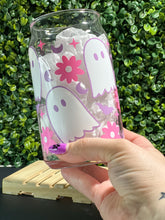Load image into Gallery viewer, Flowers + Ghosts Glass Can
