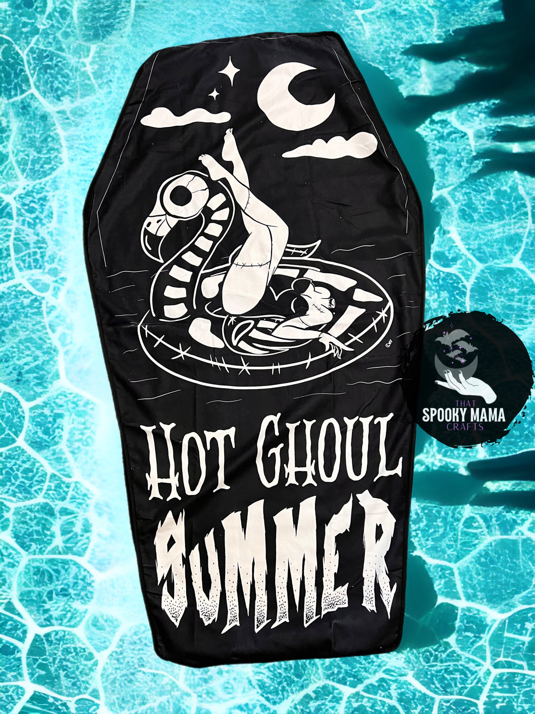 Hot Ghoul Summer XL Coffin Towel