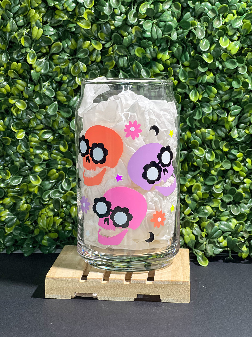 Sunglass Skellies Glass Can