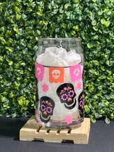 Load image into Gallery viewer, Dia De Los Muertos Skellies Glass Can
