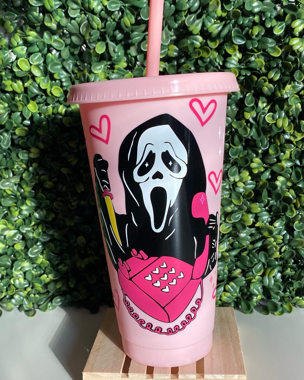 Scary Cute Ghostface Tumbler