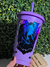 Load image into Gallery viewer, Holographic Morticia &amp; Gomez Tumbler
